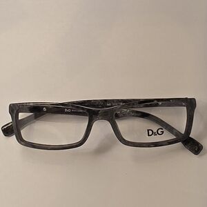 D&G Black Rectangular Glasses